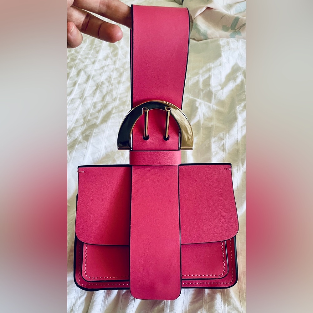 Zac Posen Pink, Leather handbag Mini Bag